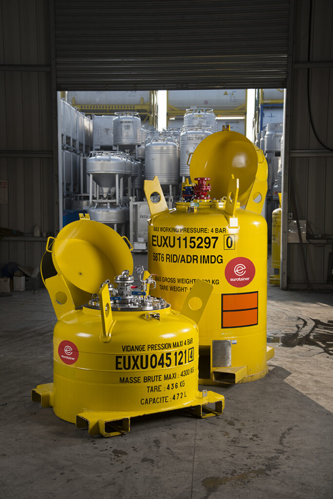 small portable tank container spt for chemical transportation - Eurotainer