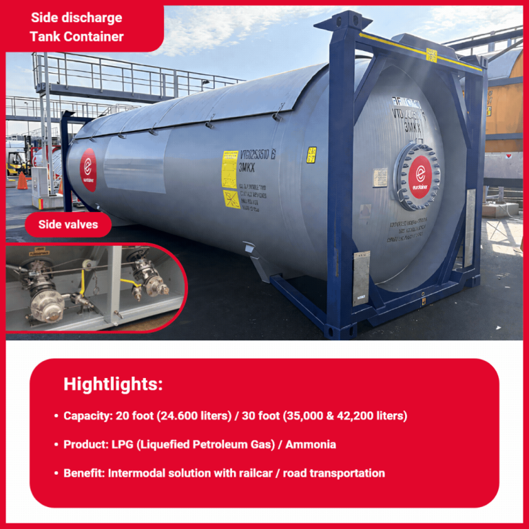 Side-Discharge-gas Tank-container