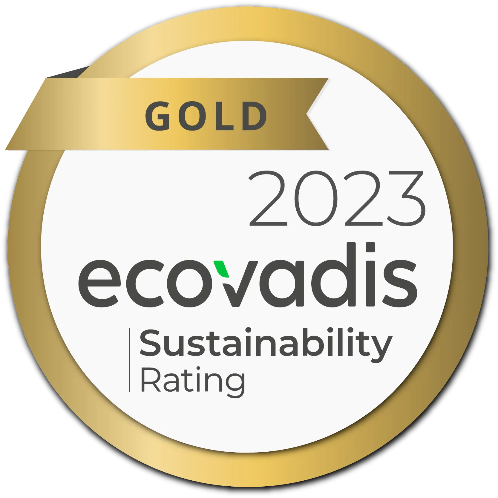 Ecovadis sustainability -2023-Gold-eurotainer