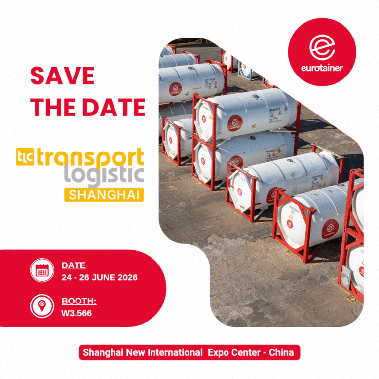 Transport logistic Shanghai 2026 - Eurotainer tan container gas