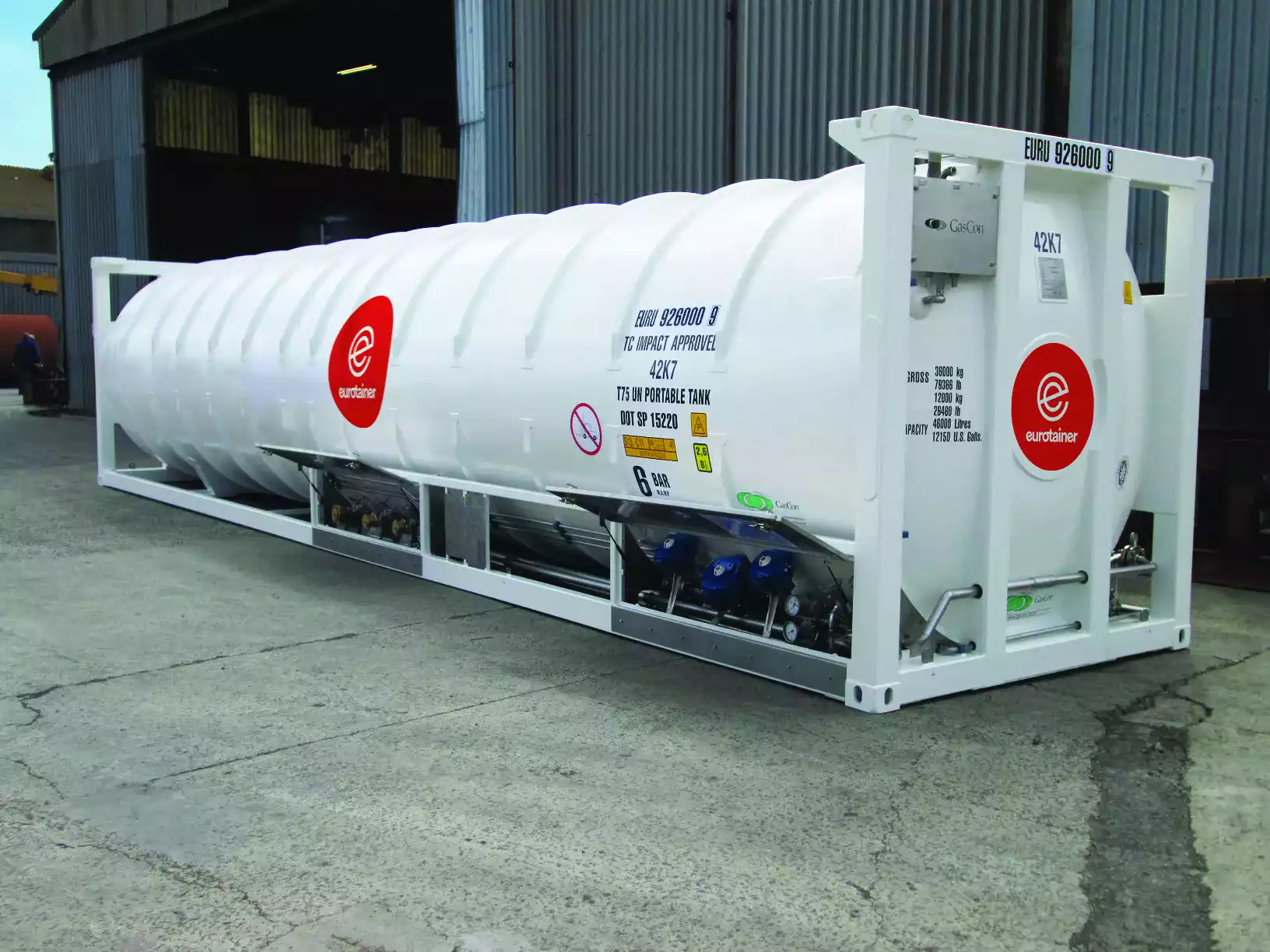 Cryogenic tank container 40-foot-LNG - eurotainer