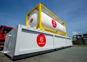 Spilltainer use by tank container liquid - eurotainer
