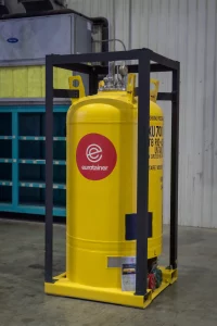 T50 cynlinder gas on depot - eurotainer
