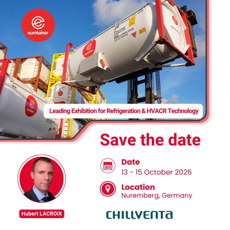 Chillventa Germany 13 - 15 October 2026 - tank container HVACR eurotainer