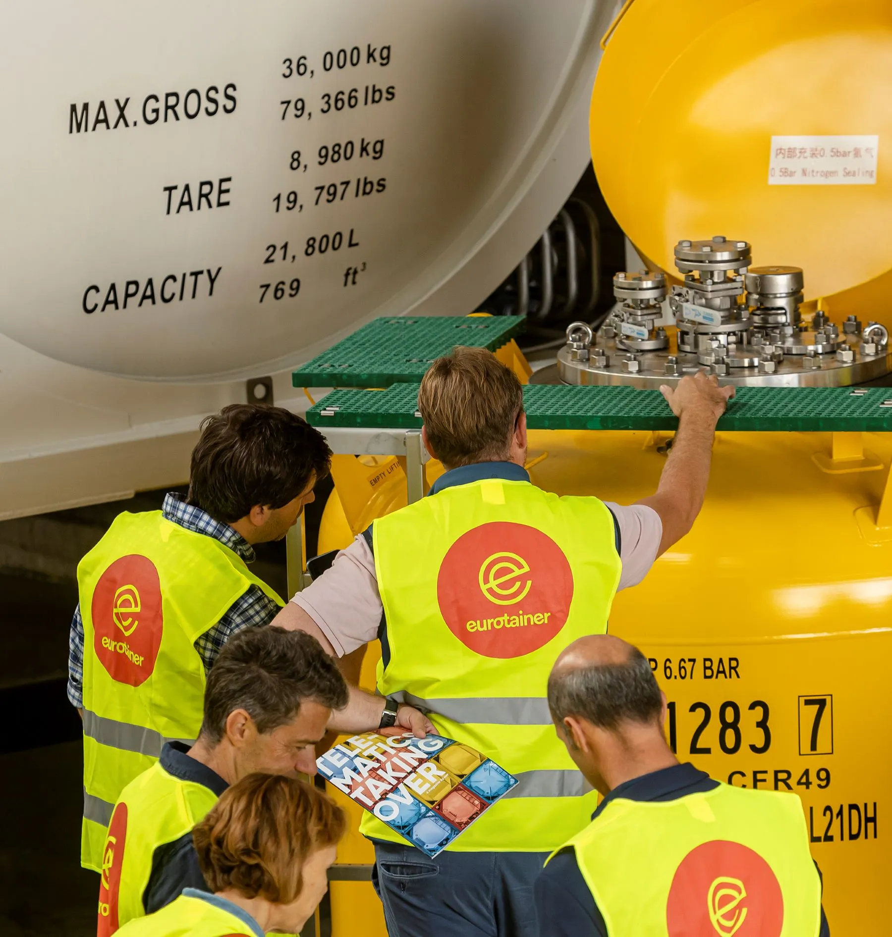 Small Portable tank T22 training employees - eurotainer