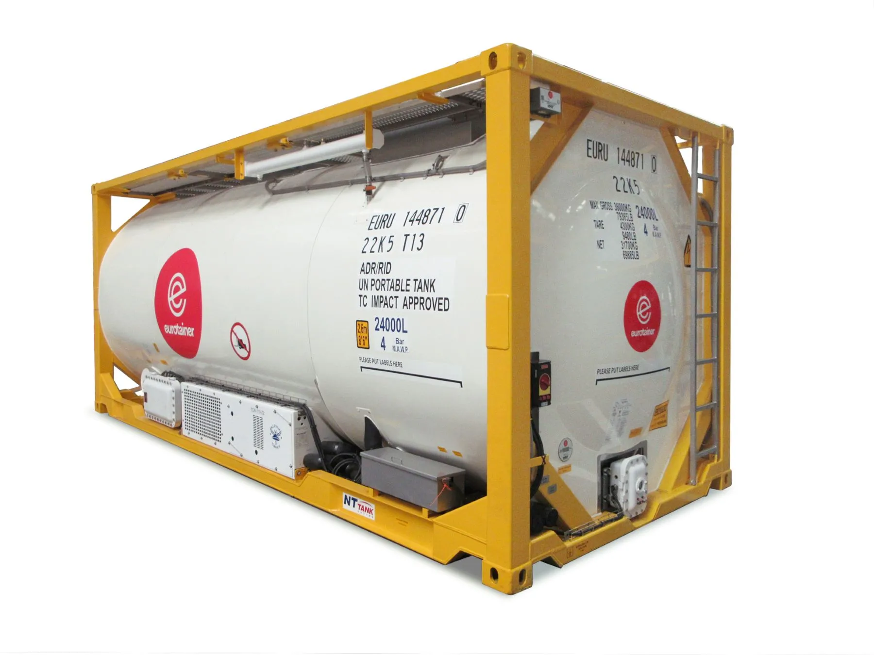 Temperature controlled with heat - reefer system - eurotainer